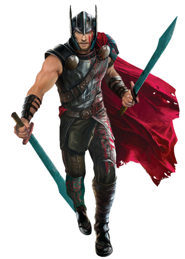 Thor in his Sakaarian battle gear