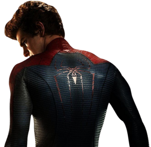 Andrew Garfield's Spider-Man unmasked from behind