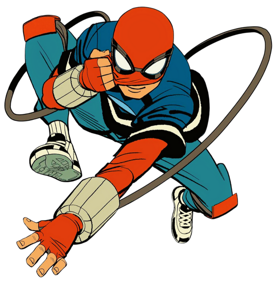 Spider-Man in his first suit