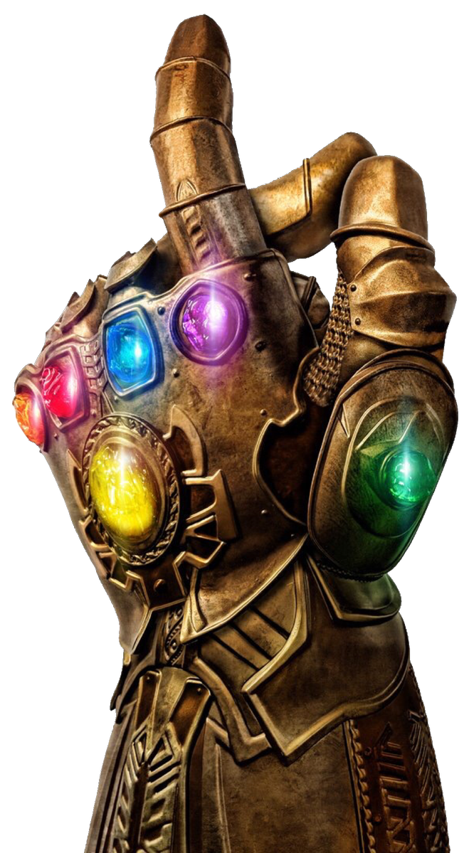 The Infinity Gauntlet snapping